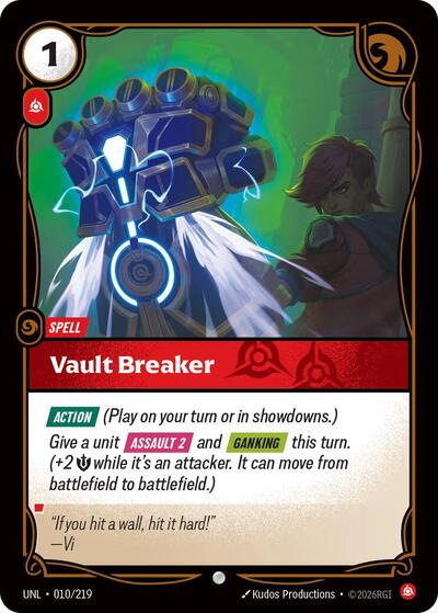 Vault Breaker (Unleashed) Near Mint Foil