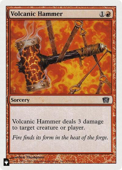 Volcanic Hammer (The List) Near Mint