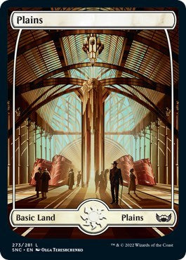 Plains (273) (Streets of New Capenna) Near Mint Foil