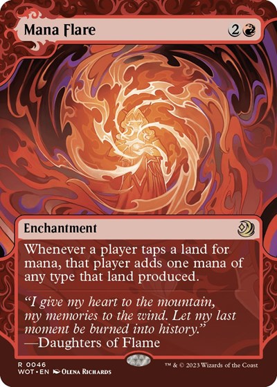 Mana Flare (Wilds of Eldraine: Enchanting Tales) Light Play Foil