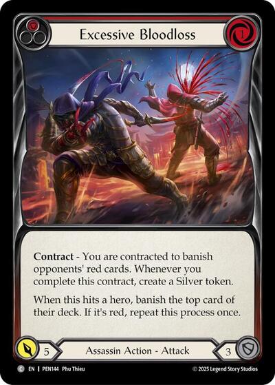Excessive Bloodloss (Red) (Compendium of Rathe) Near Mint