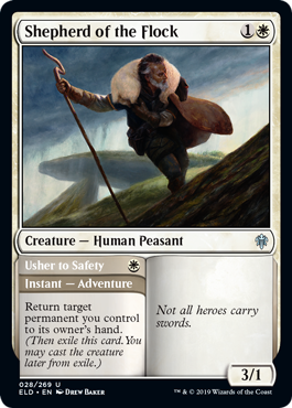 Shepherd of the Flock (Throne of Eldraine) Near Mint Foil