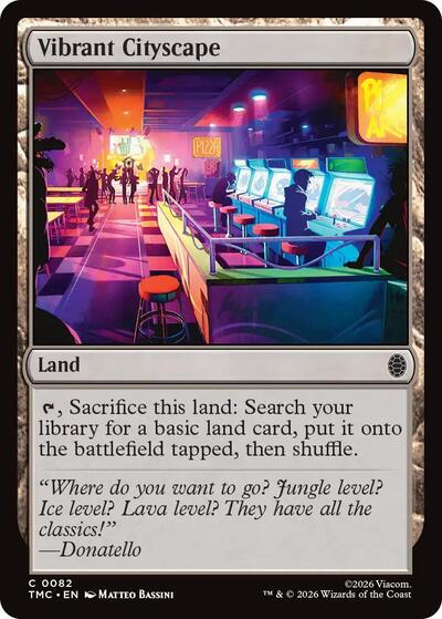 Vibrant Cityscape (Commander: Teenage Mutant Ninja Turtles) Near Mint