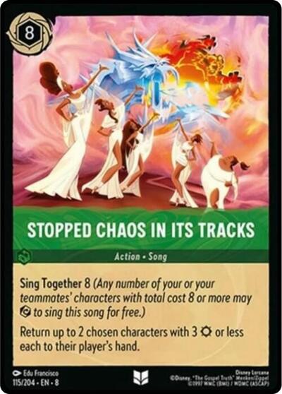 Stopped Chaos in Its tracks (Reign of Jafar) Near Mint