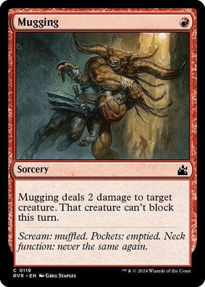 Mugging (Ravnica Remastered) Near Mint Foil