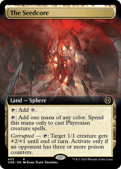 The Seedcore (Extended Art) (Phyrexia: All Will Be One) Near Mint