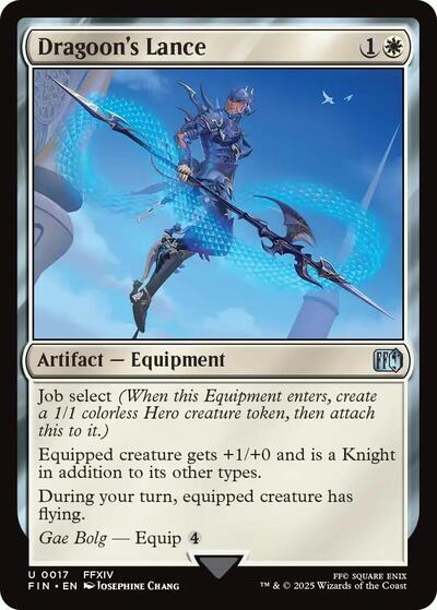 Dragoon's Lance (Universes Beyond: FINAL FANTASY) Near Mint Foil