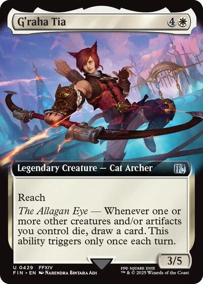 G'raha Tia (Extended Art) (Universes Beyond: FINAL FANTASY) Near Mint