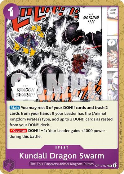 Kundali Dragon Swarm (The World's Strongest Warriors) Near Mint