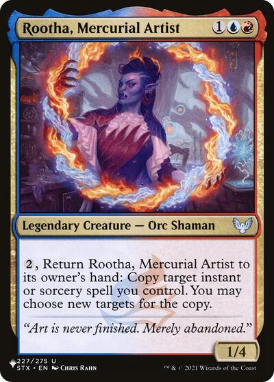Rootha, Mercurial Artist (The List) Near Mint