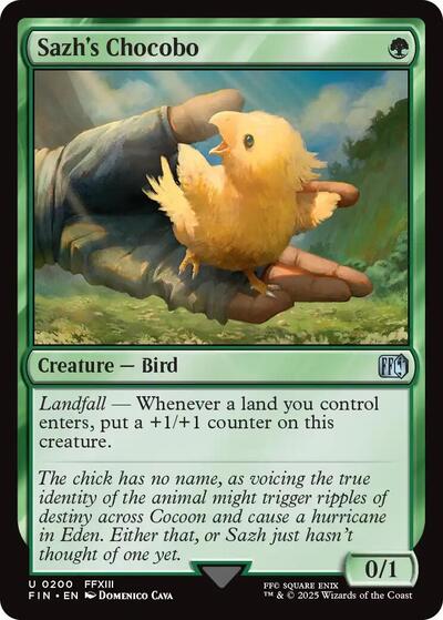 Sazh's Chocobo (Universes Beyond: FINAL FANTASY) Light Play Foil