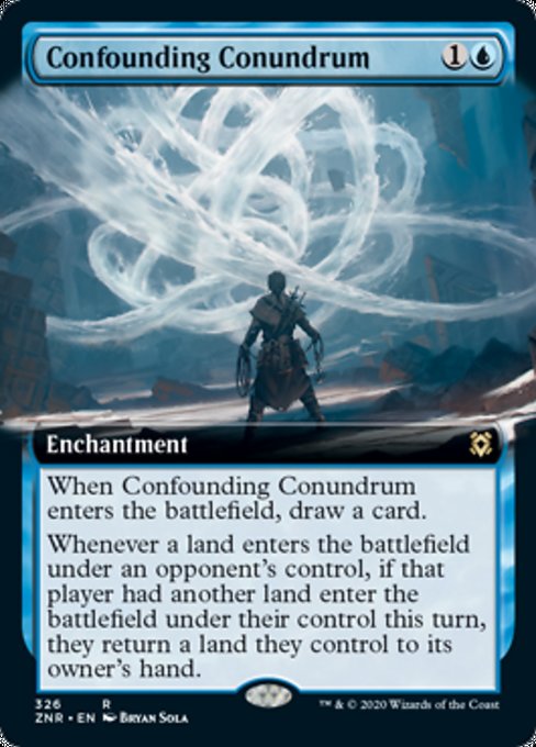 Confounding Conundrum (Extended Art) (Zendikar Rising) Light Play Foil