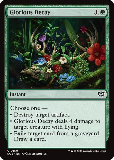 Glorious Decay (Secrets of Strixhaven) Near Mint Foil