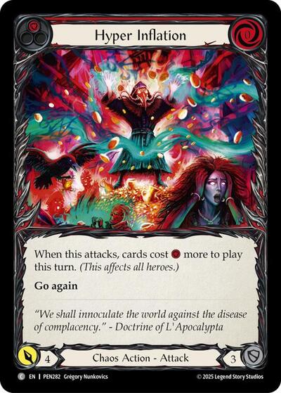 Hyper Inflation (Red) (Compendium of Rathe) Near Mint Foil