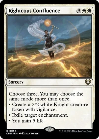 Righteous Confluence (Commander Masters) Near Mint