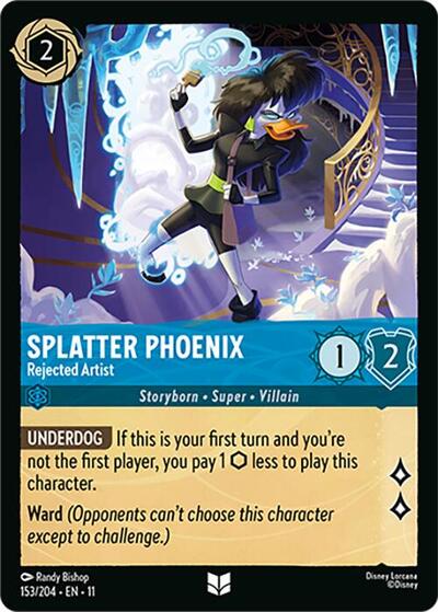 Splatter Phoenix - Rejected Artist (Winterspell) Near Mint Cold Foil
