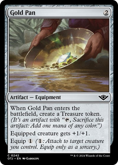 Gold Pan (Outlaws of Thunder Junction) Near Mint Foil
