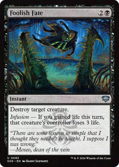 Foolish Fate (Secrets of Strixhaven) Near Mint Foil