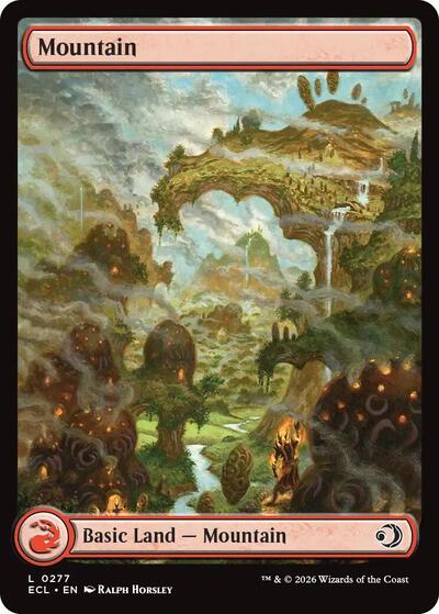 Mountain (0277) (Lorwyn Eclipsed) Near Mint Foil