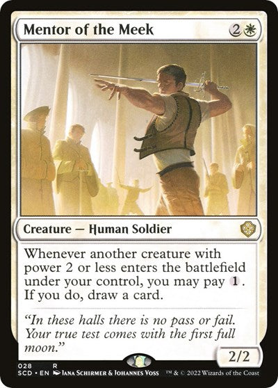Mentor of the Meek (Commander 2022 Starter Decks) Near Mint