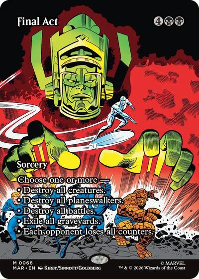 Final Act (Borderless) (Marvel Eternal-Legal) Near Mint