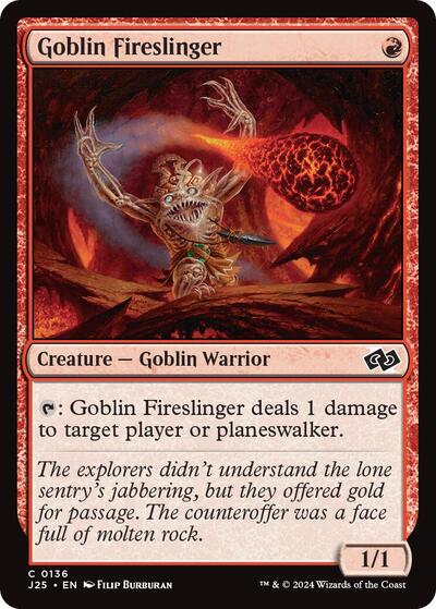 Goblin Fireslinger (Foundations Jumpstart) Near Mint