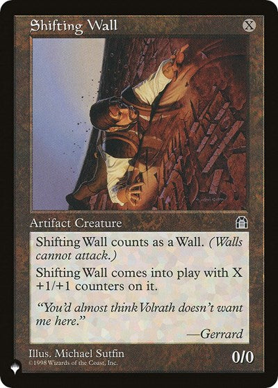 Shifting Wall (The List) Near Mint