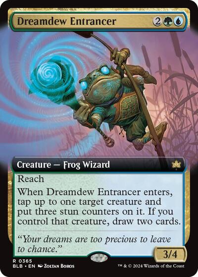 Dreamdew Entrancer (Extended Art) (Bloomburrow) Near Mint Foil