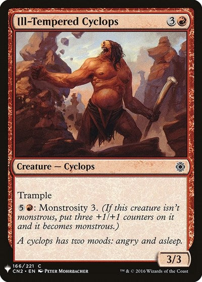 Ill-Tempered Cyclops (Mystery Booster) Near Mint