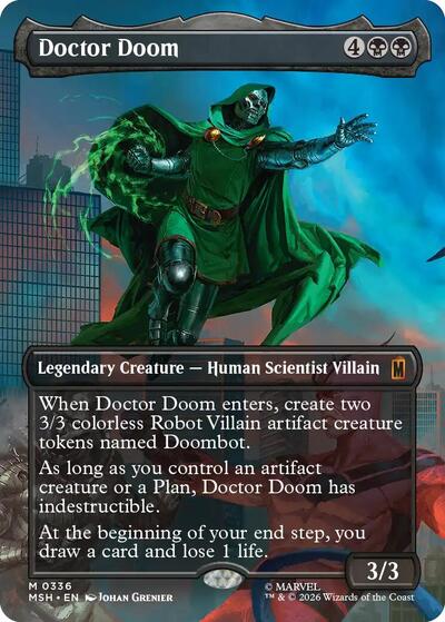 Doctor Doom (Borderless) (336) (Marvel Super Heroes) Near Mint