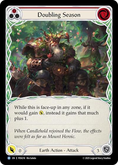 Doubling Season (Red) (Compendium of Rathe) Near Mint Foil