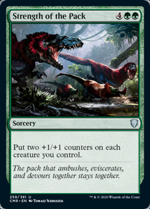 Strength of the Pack (Commander Legends) Near Mint Foil