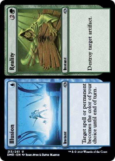Illusion / Reality (Dominaria Remastered) Near Mint Foil