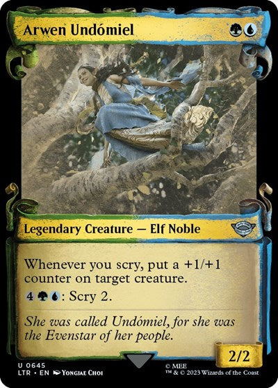 Arwen Undomiel (Showcase Scrolls) (Universes Beyond: The Lord of the Rings: Tales of Middle-earth) Near Mint