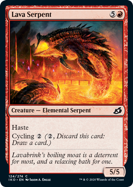 Lava Serpent (Ikoria: Lair of Behemoths) Near Mint Foil