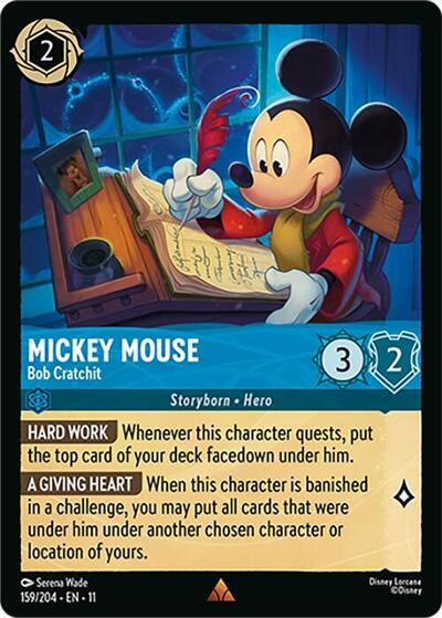 Mickey Mouse - Bob Cratchit (Winterspell) Near Mint