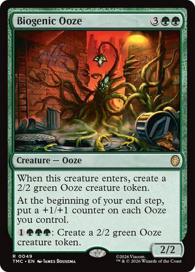 Biogenic Ooze (Commander: Teenage Mutant Ninja Turtles) Near Mint Foil