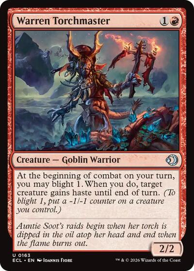 Warren Torchmaster (Lorwyn Eclipsed) Near Mint Foil