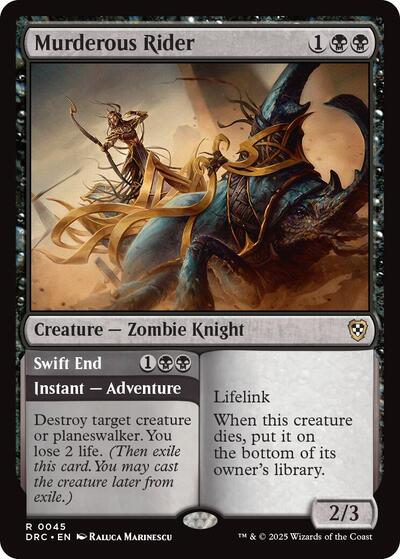 Murderous Rider (Commander: Aetherdrift) Near Mint