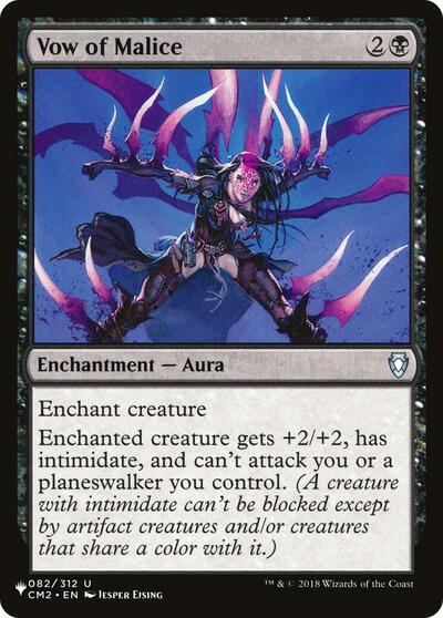 Vow of Malice (The List) Near Mint