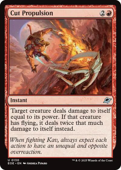 Cut Propulsion (Edge of Eternities) Near Mint Foil