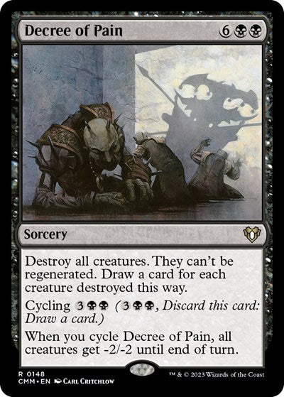 Decree of Pain (Commander Masters) Near Mint