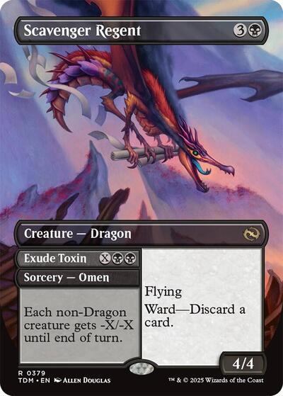 Scavenger Regent (Borderless) (Tarkir: Dragonstorm) Near Mint