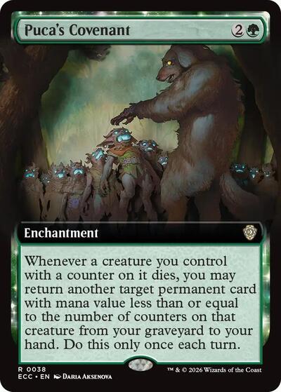 Puca's Covenant (Extended Art) (Commander: Lorwyn Eclipsed) Near Mint