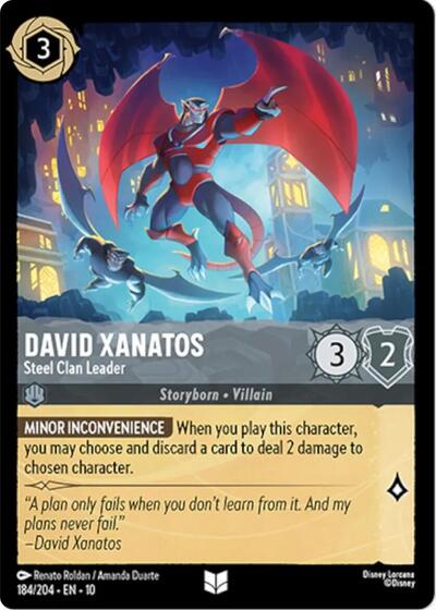 David Xanatos - Steel Clan Leader (Whispers in the Well) Near Mint