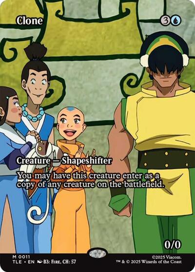 Clone (Borderless) (Avatar: The Last Airbender: Eternal-Legal) Near Mint Foil