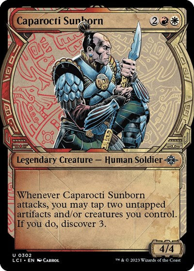 Caparocti Sunborn (Showcase) (The Lost Caverns of Ixalan) Near Mint