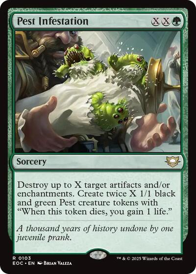 Pest Infestation (Commander: Edge of Eternities) Near Mint