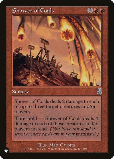 Shower of Coals (The List) Near Mint