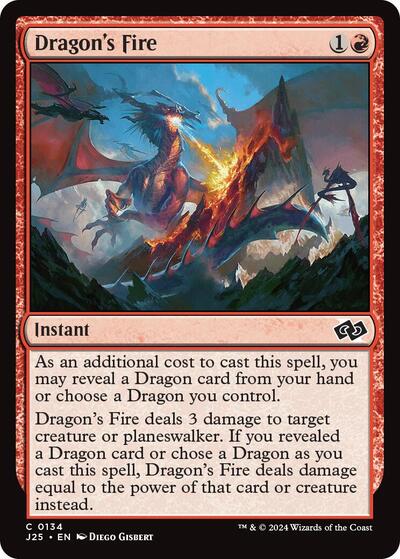 Dragon's Fire (Foundations Jumpstart) Near Mint